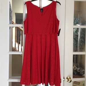 Alfani red sleeveless dress - NWT